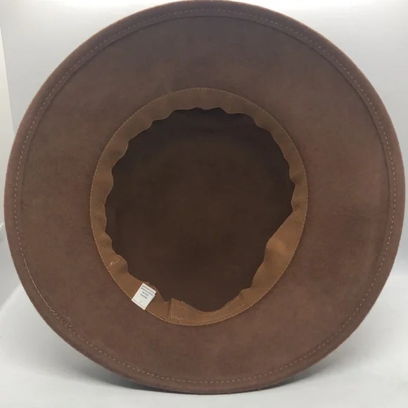 Wool Brown Bucket Hat - Picture 2 of 3